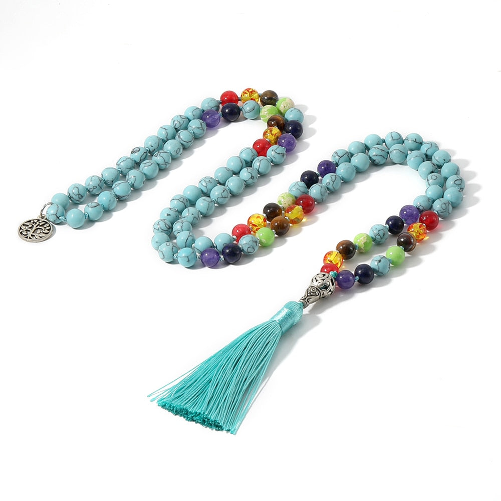 Collier de chakras - Ancre - produit local