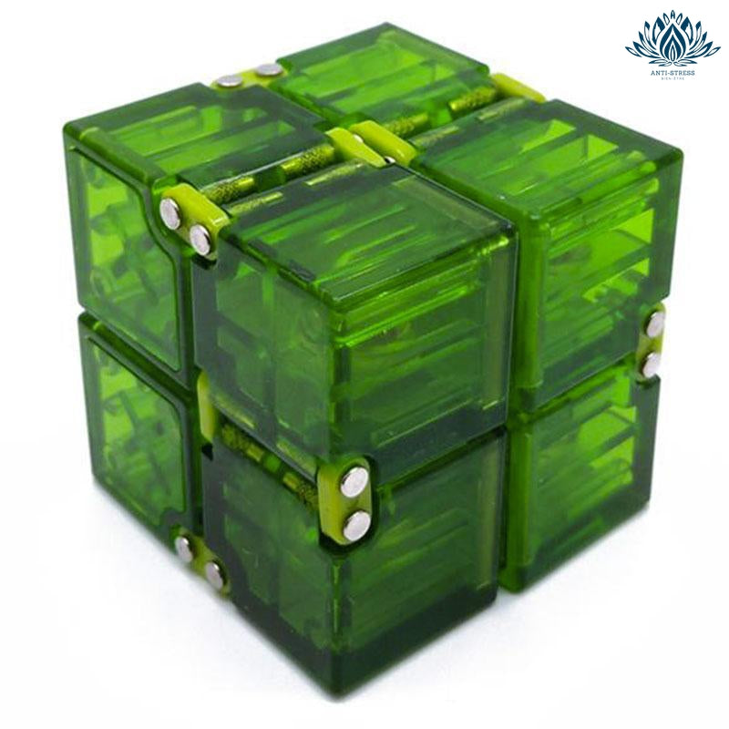 Cube anti stress vert pour les adultes et les enfants 12