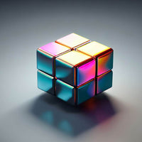 cube anti-stress holographique
