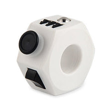 Fidget cube anneaux 6 faces noir