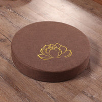 Coussin de méditation Yoga avec fleur de lotus