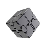 Cube infini antistress métal noir violet