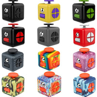 Cube Antistress Multiboutons Fingertoy vert