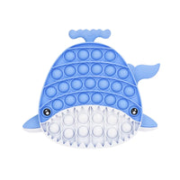 Pop it amusant anti-stress Baleine mauve