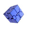Cube infini antistress métal bleu }