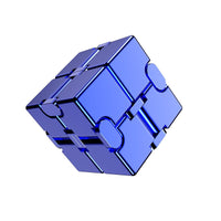 Cube infini antistress métal noir violet