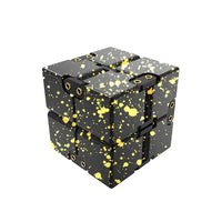 Cube infini antistress métal