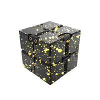 Cube infini antistress métal argent