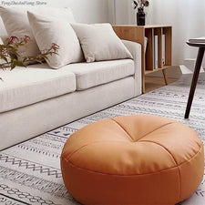 Coussin de Méditation Tatami de Style Japonais en Cuir PU