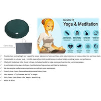Coussin de Méditation Zafu en Sarrasin pour Yoga