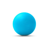 Balle solide antistress Yoga bleu