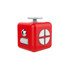 Cube Antistress Multiboutons Fingertoy Rouge