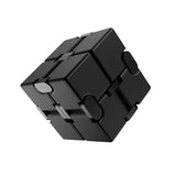 Cube infini antistress métal or