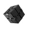 Cube infini antistress métal noir }