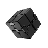 Cube infini antistress métal noir