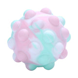 Balle antistress colorés 3D Pop It bleu