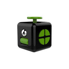 Cube Antistress Multiboutons Fingertoy vert