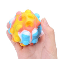 Balle antistress colorés 3D Pop It jaune