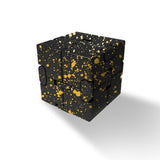 Cube infini antistress métal noir
