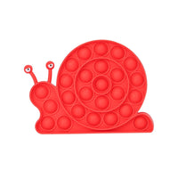 Pop it anti-stress escargot rouge