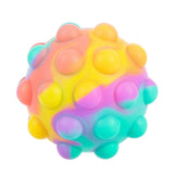 Balle antistress colorés 3D Pop It blanc