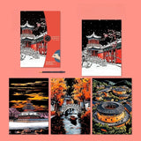 Kit Scratch Art City Night 4 Tableaux Créatifs Anti-Stress