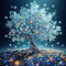 Peinture diamant grand arbre de vie 5D }