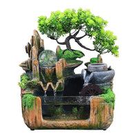 Fontaine et jardin zen