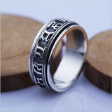 Bague anti-stress argent