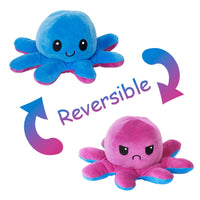 Peluche Poulpe Géante Réversible