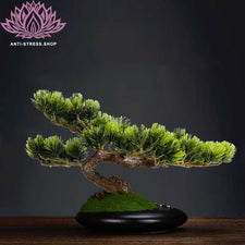 Bonsaï artificiel en bois massif