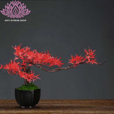 Bonsaï artificiel fleurs d'érable