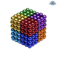 Jouet aimanté magique magnétique 216 billes 5mm -Multicolore