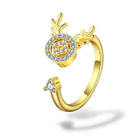 Bague Cerf anti-stress rotative