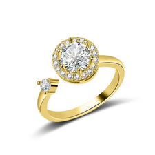 Bague de diamant anti-anxiété