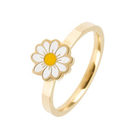 Bague fleur rotative soulage anxiété