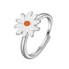 Bague anxiété fleur