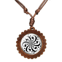 Collier chakra géométrique 