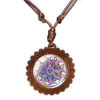 Collier chakra géométrique 