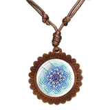 Collier chakra géométrique 