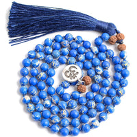 Collier perlé de méditation Rudraksha