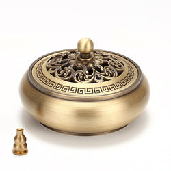 Brûleur encens antique cuivre