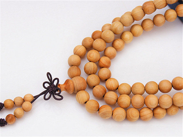 Lot De 1 Mala Et 3 Bracelets En Perles De Bois - Naturel - Neuf Sans Emballage