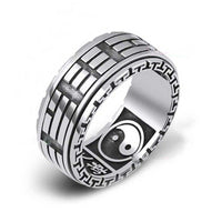 Bague Anti-Stress Chinoise Argent