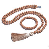 Collier de prière et méditation Rudraksha