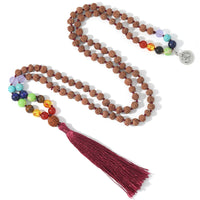 Collier Rudraksha avec pendentif OM