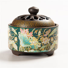 Brûleur d'encens céramique émaillé