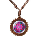 Collier chakra géométrique 