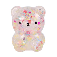 Balle antistress Super nounours à paillettes
