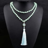 Collier mantra 108 pierres naturelles